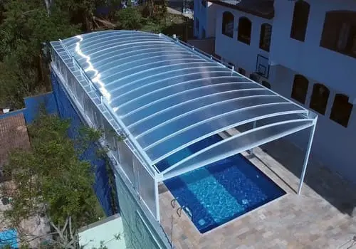 Cobertura para Piscina em Policarbonato em Itaueira