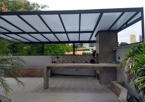 Cobertura de Policarbonato para Área em Itaueira
